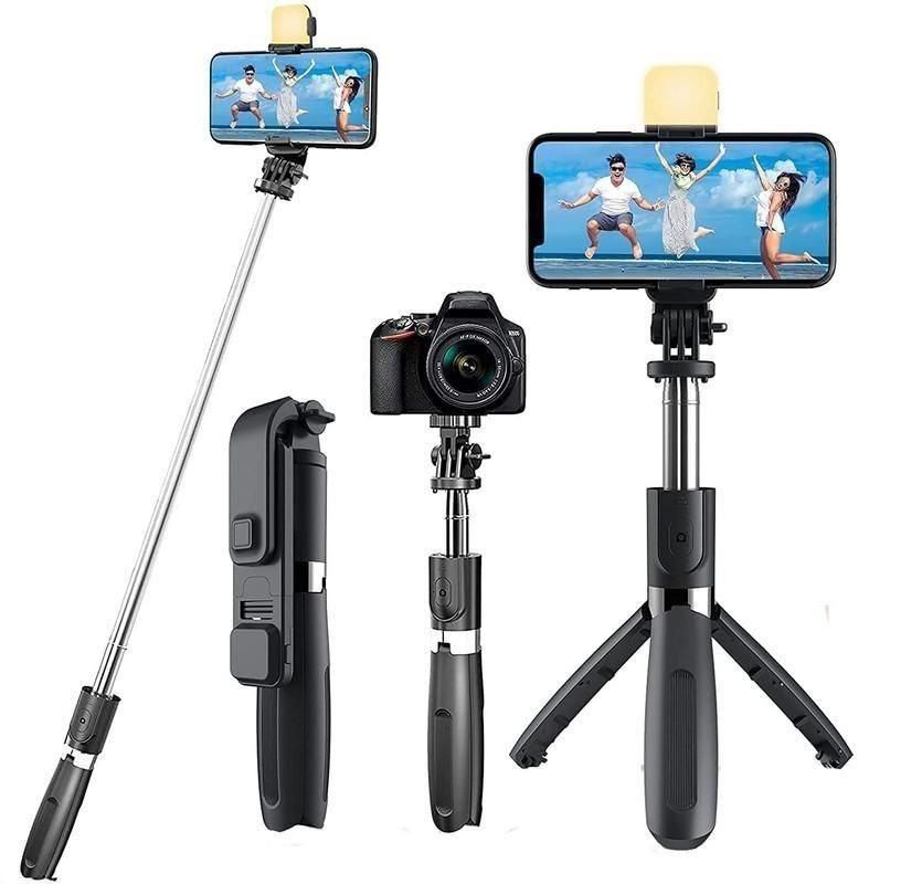 3-in-1 Selfie Stick Tripod + Free Bluetooth Remote