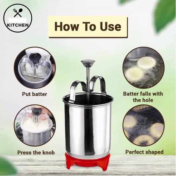 Medu Vada Maker (Stainless Steel)